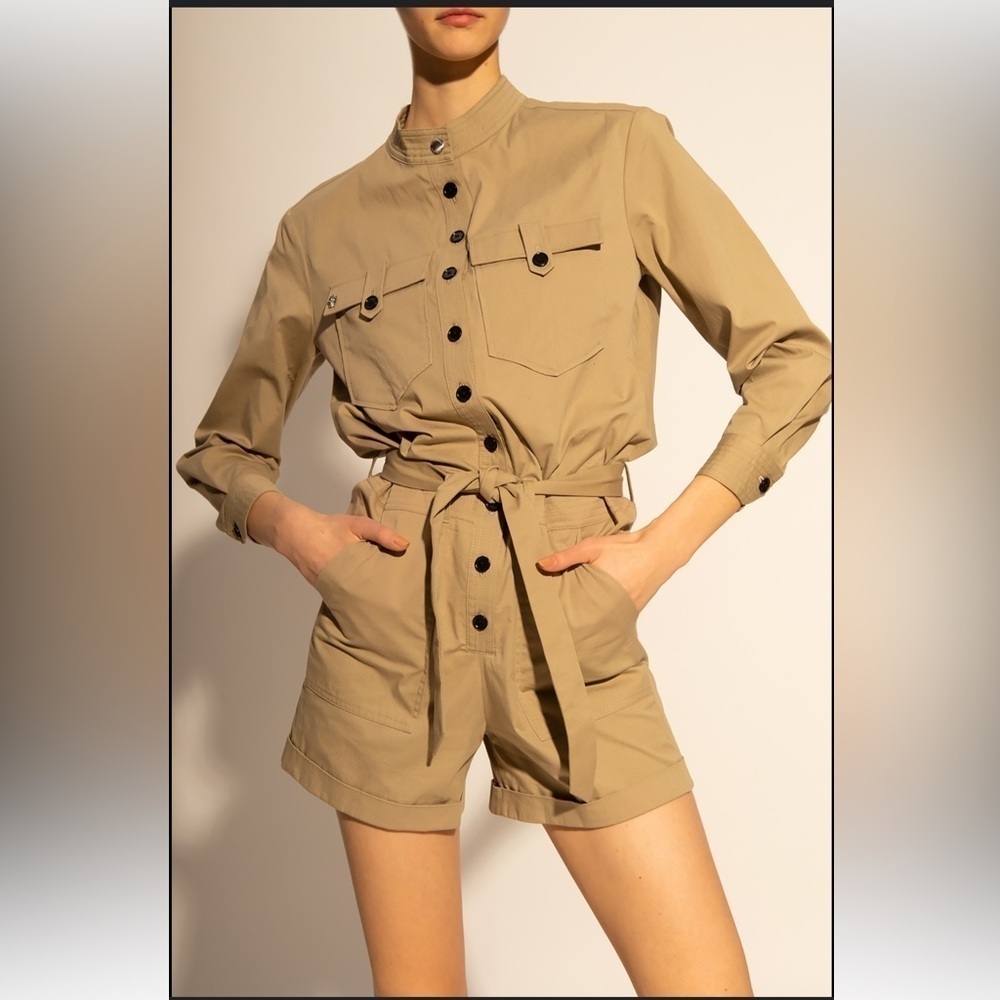 NWT Zadig&Voltaire Cooki twill playsuit